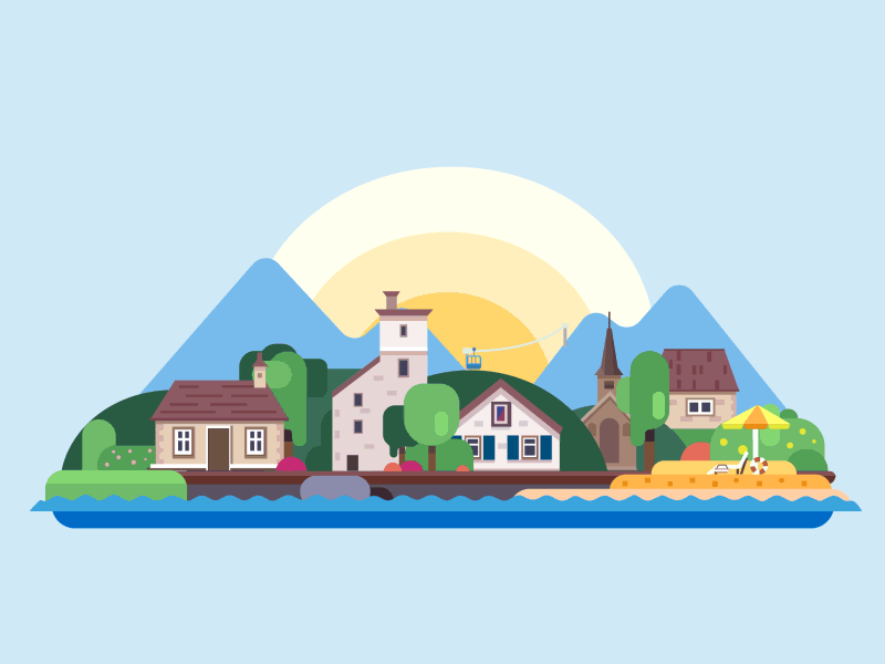 time animation vector