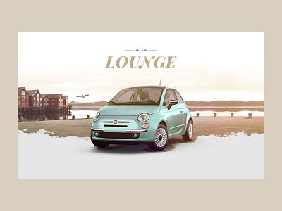 Visual for Fiat 500 car fiat retouch visual design