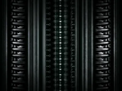 Metal Texture art background black and white creative design drawing giger grafic design metal pattern steel style texture ui ux wallpaper