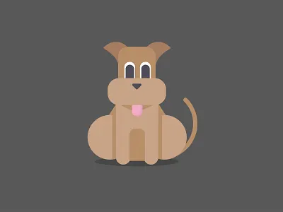 Dog flatdesign animation app design flat flat illustration flatdesign icon illustration ios ui vector web website