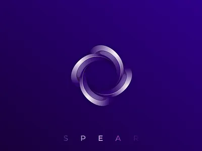 Spear Logo Design brand branding colorful design identity logo propeller simple spear