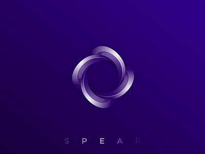 Spear Logo Design brand branding colorful design identity logo propeller simple spear