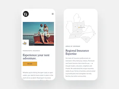 Wyatt Insurance Group insurance company iris creative website website design