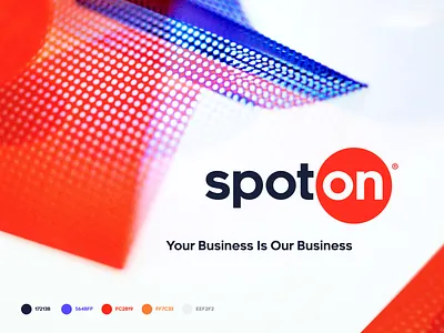 SpotOn branding design icon identity illustration logo