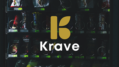 Krave (Logo & Brand Identity) brand design brand identity branding design florida graphic design logo logo design minimal ui vector vending