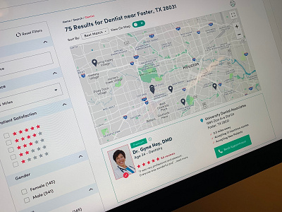 Fort Bend MD - Find a Doctor icons mobile responsive responsive design ui user experience user interface ux web design