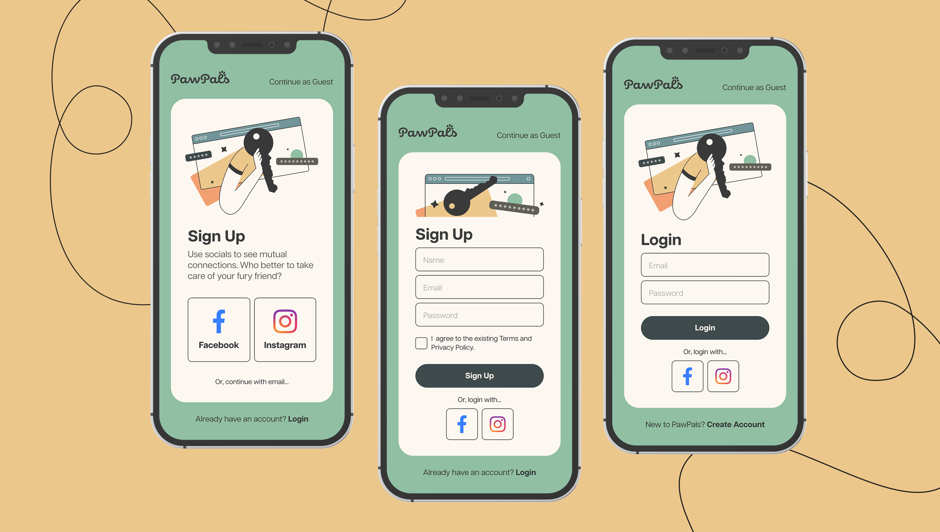 PawPals Pet Service App by Lauren Busselle on Dribbble