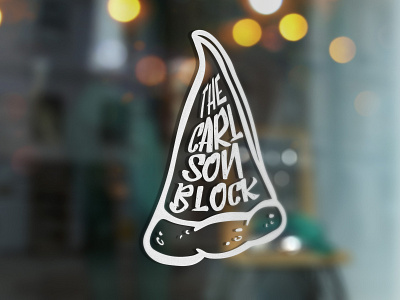 The Carlson Block Logo Option Three Window Decal brand branding branding design denoffoxes design graphic design graphic designer graphicdesign graphicdesigner logo logo design pizza pizzeria print vector