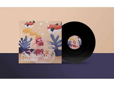 Pressure of liquids album cover illustration