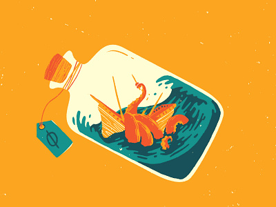 The ship animation art boat bogota bogotá child children colombia design digital digital art editorial illustration ilustracion ilustracion digital kid kraken photoshop ship wacom