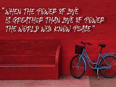Love brush font font fonts handlettering love peace typography war