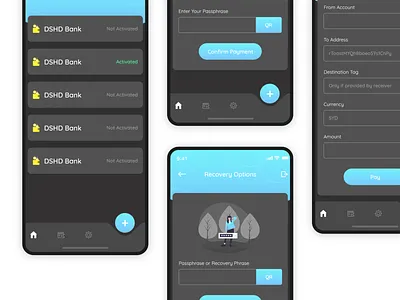 Crypto wallet - App Design crypto crypto currency design