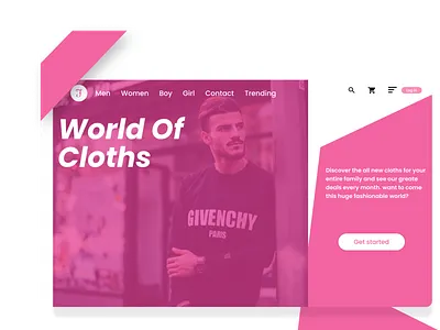 Shop Design Concept ecommerce fashion fashion design shop shopping sign sign in sign up site website website concept website design