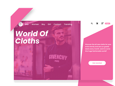 Shop Design Concept ecommerce fashion fashion design shop shopping sign sign in sign up site website website concept website design