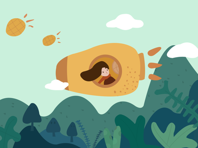 I look down leisurely ux 卷筒纸 品牌 应用 插图 设计