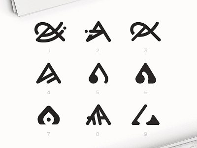 Letter "A" Exploration abstract logo alphabet logo alphabet typography branding dailylogo dailylogochallenge design icon lettering lettermark logo logo design logodesign logotype typography vector