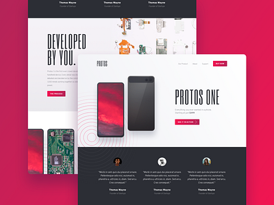 Tech Product - Landing Page landingpage ui web