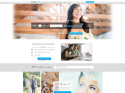Snapknot mysql nascenia photography ruby on rails snapknot ui ux web design website wedding photography