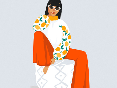 Fashion illustration/girl adobe adobe illustrator fashion fashion illustration flat girl girl illustration illustrator style stylish