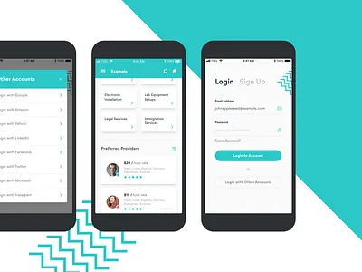 Mobile App - 01 app ui web