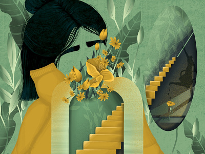 Flower art artist artwork concept conceptual conceptual art conceptual artwork conceptual design design digitalillustration editorial art editorial design editorial illustration illustration procreate procreateapp procreateart