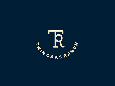 Twin Oaks Ranch Brand Design branding cowboy design illustration logo vector