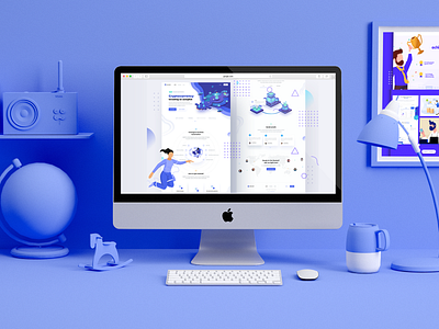 Creative agency landing pages ui ux
