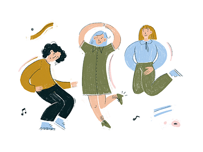 how to behave eco pt.1 color dance dancer happy illustration music party people
