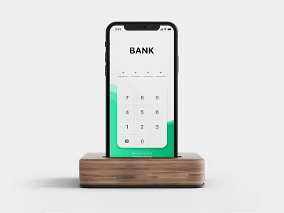 Bank Login app clean design ios login mobile modern pin ux