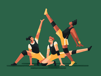 Abby Z art artist dance dancer dancers editorial editorial illustration group illustration illustrator new york new york city new yorker
