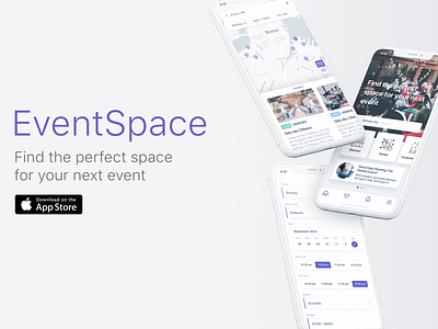 EventSpace app branding concept design design systems sketch ui vector