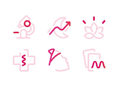 Dreem iconography brand design brand identity branding design flat icon icon set iconography vector