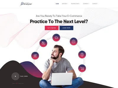 Commerce Analyzer 360vr agency augmention commerce consultancy creative data design designs ecommerce illustration integration level logo market project resource saas software technology