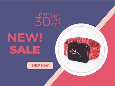 E-Commerce Shop apple watch blue blues dailyui design flat gaplevski minimalism new red sale shop now ui vector