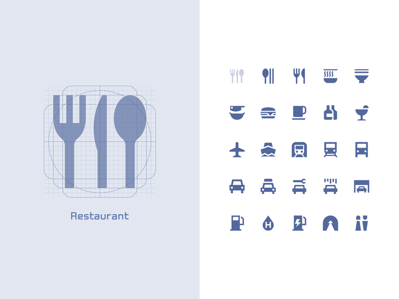 24px Icons 24px airport gis gui icons iconset maps metaphor minimal square symbol ui web