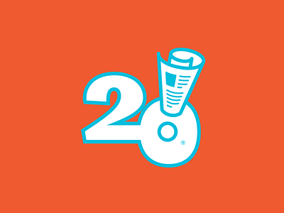 NPR's Wait Wait Don't Tell Me...! 20th Anniversary Logo anniversary anniversary logo audio branding comedy entertainment logo logo design logotype media news npr podcast podcasting public media public radio radio show