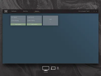 Personnel Tracking Cards UI design personnel software ui uiux user experience user interface users ux