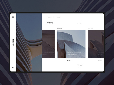 ARCH.IN News architecture concept design ui ux