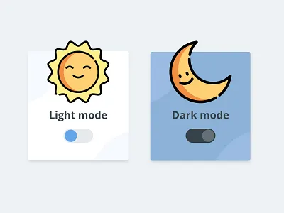 Light / Dark Switch - Daily UI #015 015 dailyui dark mode light mode switch toggle