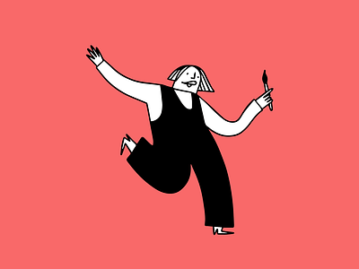 Character:2 character design friends illustration procreate roomie