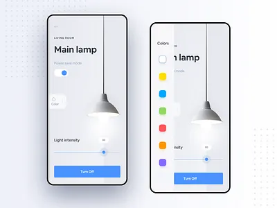 Smart Home Exploration #2 android app design clean ui dark app dark ui design dribbble home illustration interface ios ios design lamp mobile mobileapp page product design smart smarthome ui ux