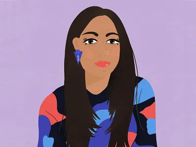 self portrait portrait procreate self portrait