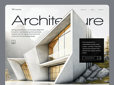 Architecture Website Concept architecture branding ui ux web design website