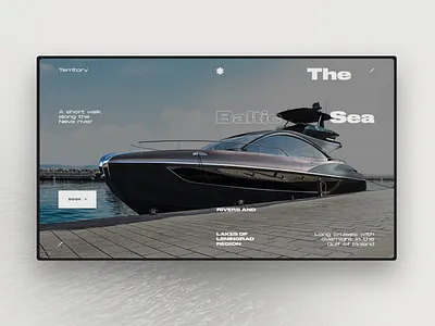 Yacht rental concept 2 design interface interface design landing page one page ui ui ux ui elements ui. uidesign uiux ux web web desgin web design webdesign