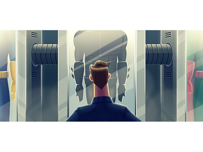 Different roles played by a support agent blog cover cartoon character creative digital art freshdesk illustration photoshop suites superhero visualisation