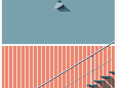 Steps color design illustration illustrator minimal print print design steps