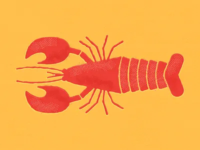 Lobsta design illustration illustrator lobser sea sea creature sea life summer texture