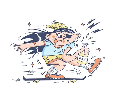 Skate Middleton cartoon character design character designer character designs design illustration procreateapp