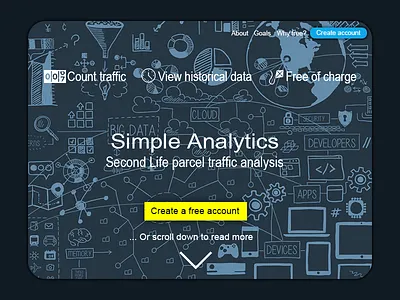 Simpanalytics landing landing page ui uidesign ux