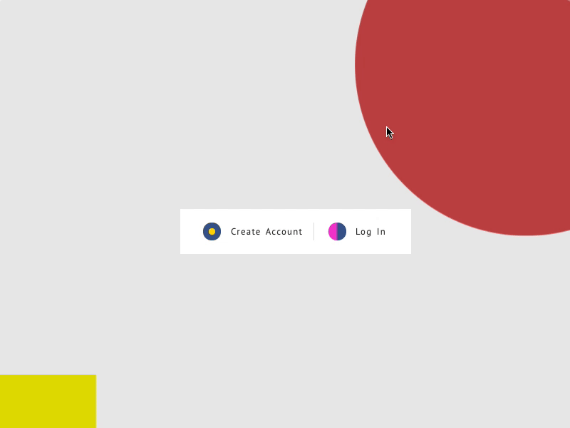 Webflow Scrolling interaction animation create account design hover state log in web design webdesign webflow